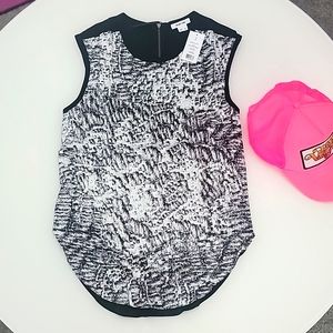 NWT Helmut Lang silky edgy tunic top